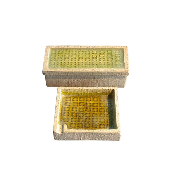 Aldo Londi for Bitossi: A Rare ‘Fritte’ Ceramic and Fused Glass Set, c. 1950s ALDO LONDI (1911–2003)