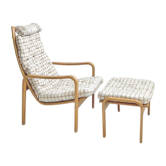 Alf Svennson Easy Chair & Footstool