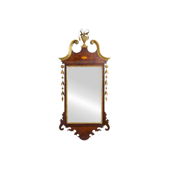 American Federalist Mirror with Urn and Garlands