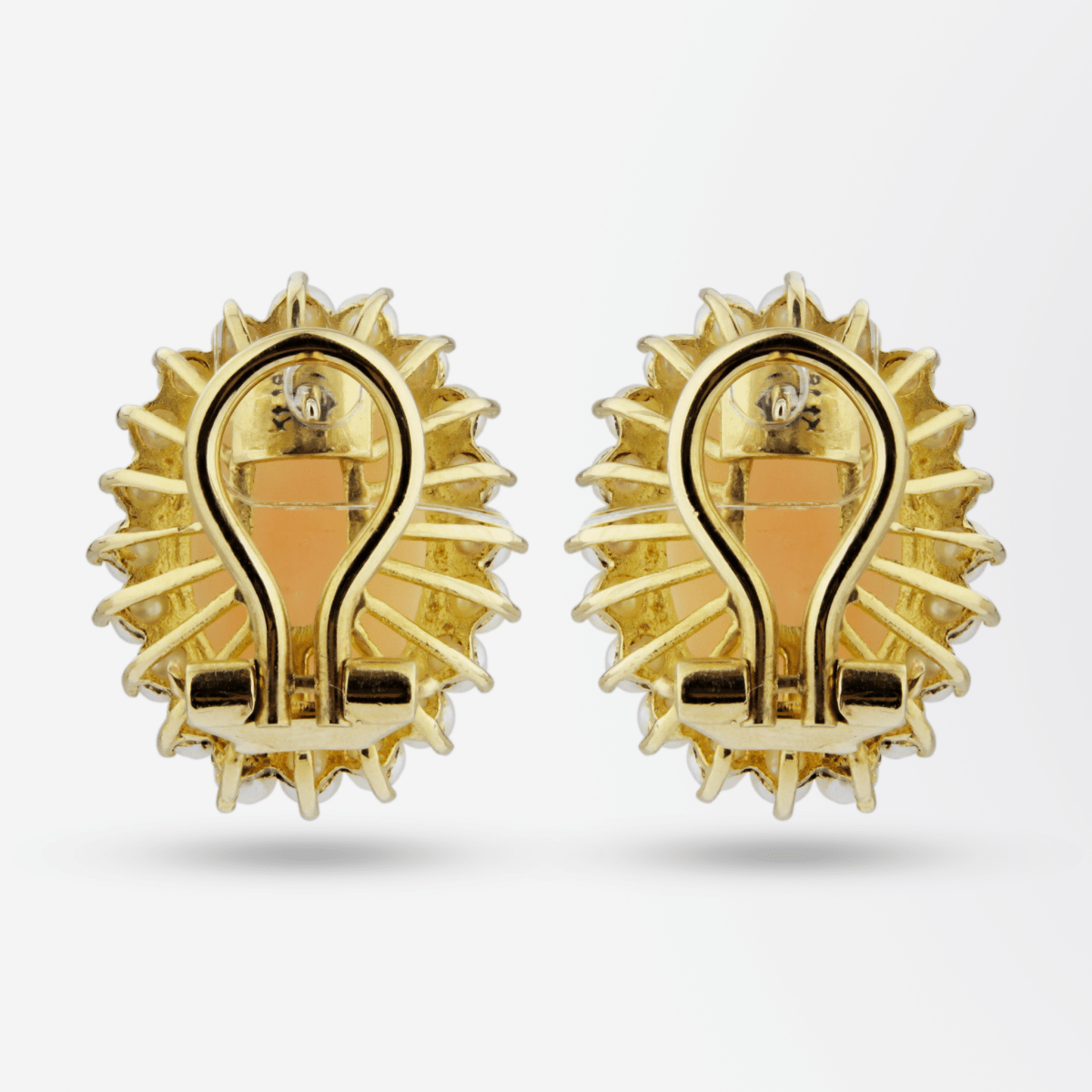 An 18kt Yellow Gold, Coral and Pearl Suite | Bazaa | Designer, Vintage and Antique Furniture