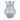 Anchor Hocking Rain Flower Vase Clear Embossed Glass - Bazaa