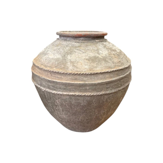 Ancient Clay Pots - Vintage Indonesian Terracotta Water Pots | Water Tiger