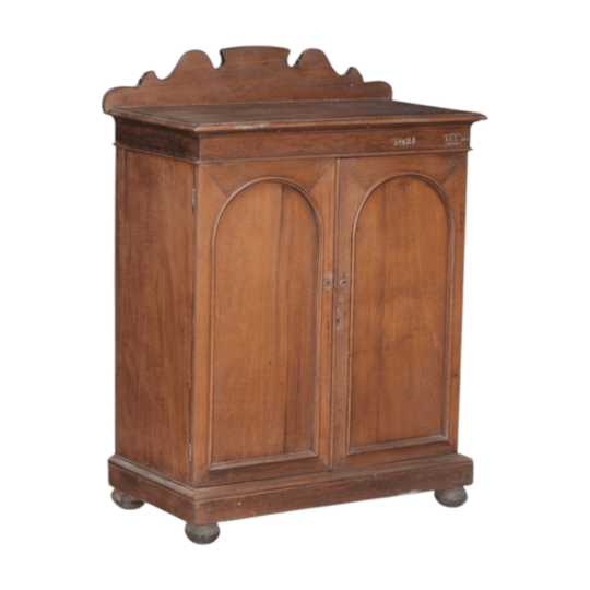 Anglo-Indian Style Teak Linen Press c.1900