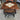 Anglo - Indian Teak Chess table with inlaid alabaster board, twin drawers, c. 1895 - Bazaa