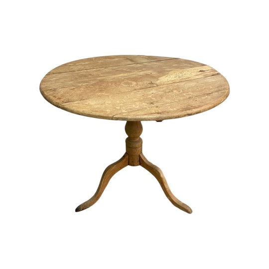 Antigue Late 19th Century Rustic Fruitwood Wine Vigneron Table