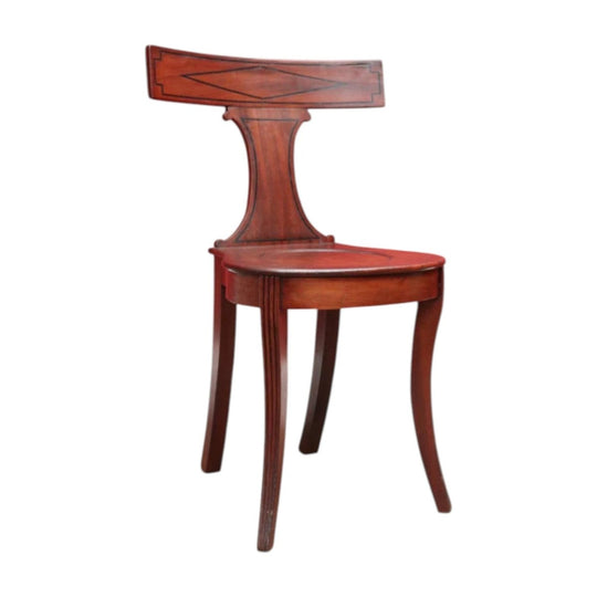 Antique 1830s English Mahogany Reading Chair Library Club Chair. B12942