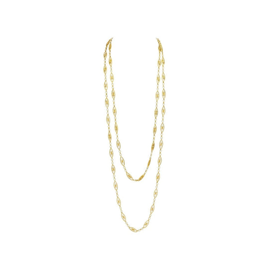 Antique 18kt Yellow Gold French Guard Chain