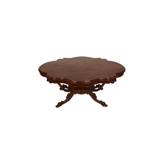 Antique 19th Century English Victorian Rosewood Centre Table / Loo Table