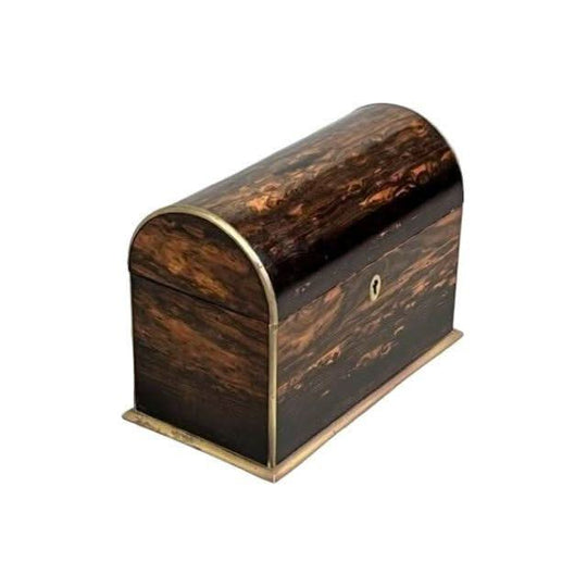 Antique 19th century French Coramandel and Brass bound Box.