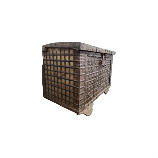 Antique 19th Century Indian Dowry Chest
