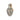 Antique Art Deco facetted glass scent bottle, Sterling silver lid. | Bazaa | Designer, Vintage and Antique Furniture