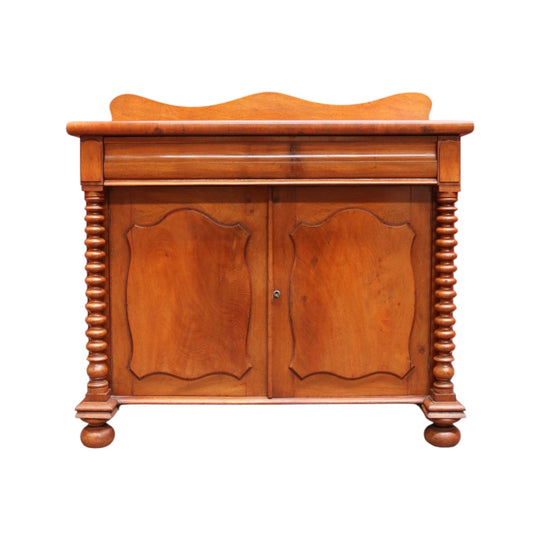 Antique Australian Cedar Chiffonier with Shield Front Doors and Cotton Reel Columns. B12638
