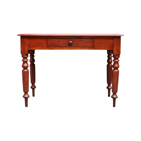 Antique Australian Cedar Single Drawer Hall Table, Sofa Table or Small Desk