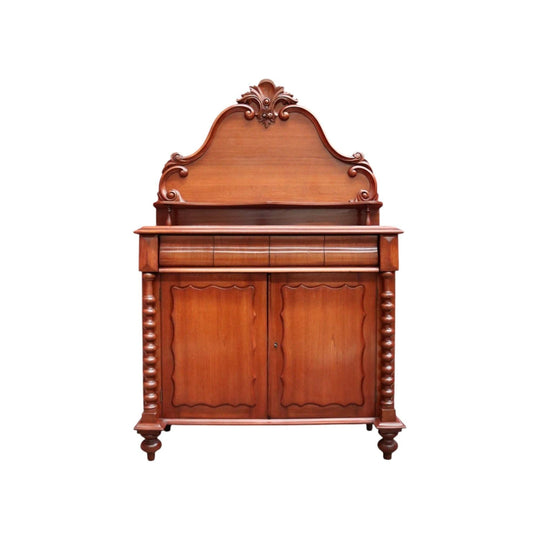 Antique Australian Cedar Single-Drawer Sideboard Chiffonier, or Hall Cabinet.