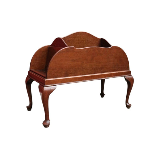 Antique Australian maple magazine rack or music Canterbury. B13026