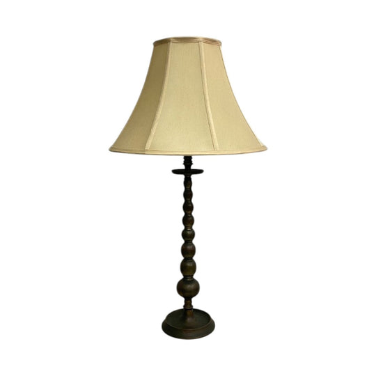 Antique Brass Candlestick Table Lamp