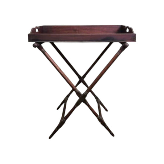 Antique Butler's Tray on Stand