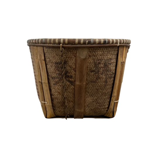 Antique Chinese Reed Grass Baskets
