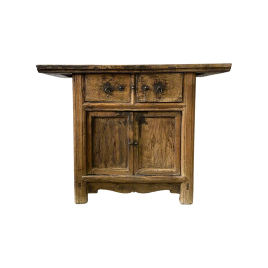 Antique Chinese Shanxi Cabinet - 19th Century Elm Wood