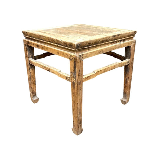 Antique Chinese Side Table, Elm