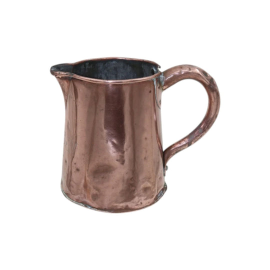 Antique copper ale jug