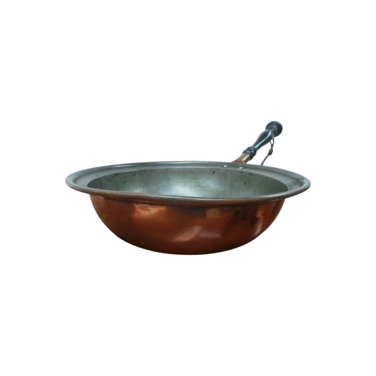 Antique Copper Frying Pan