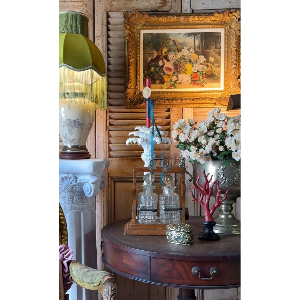 Antique Decorative Edwardian Tantalus | Bazaa | Designer, Vintage and Antique Furniture