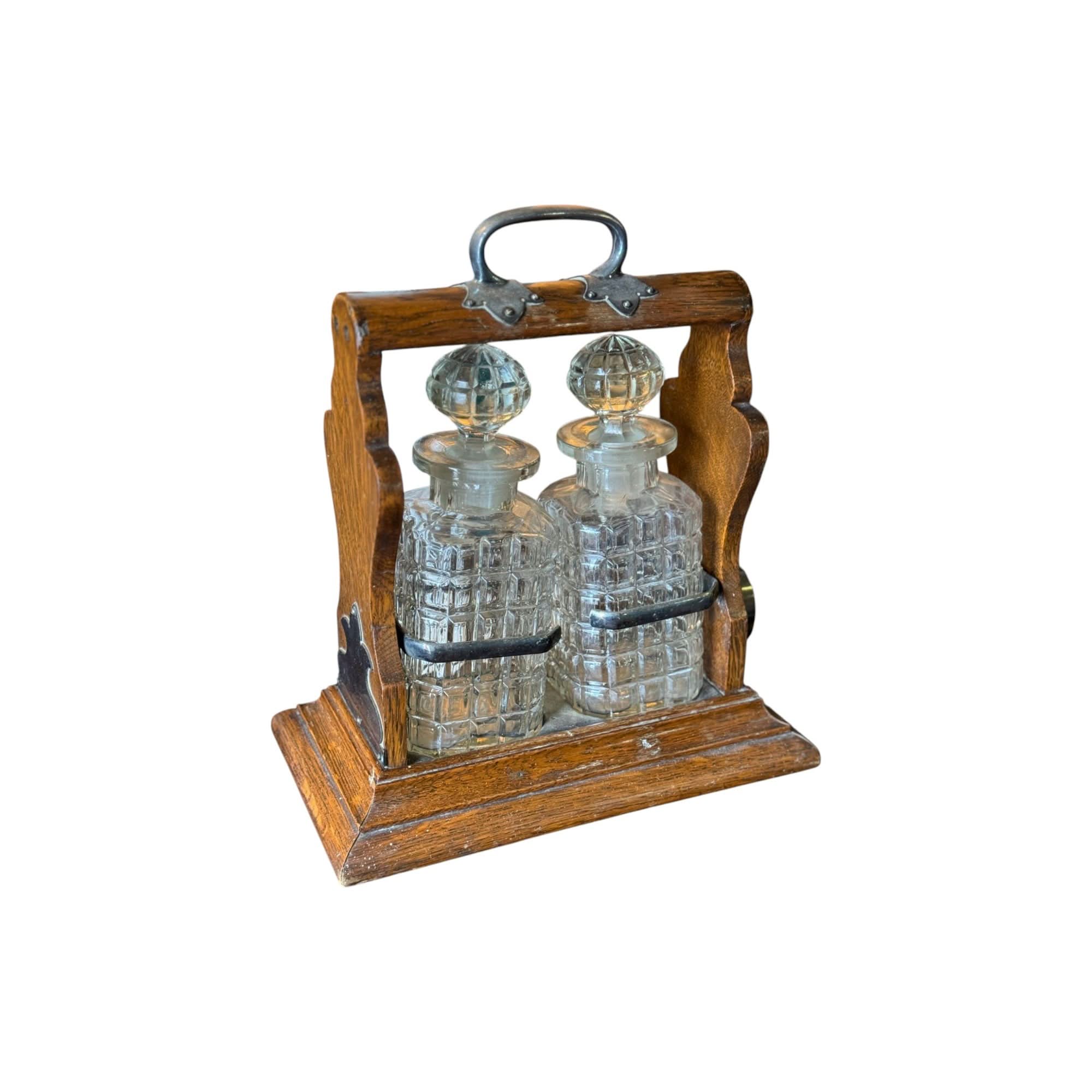 Antique Decorative Edwardian Tantalus | Bazaa | Designer, Vintage and Antique Furniture