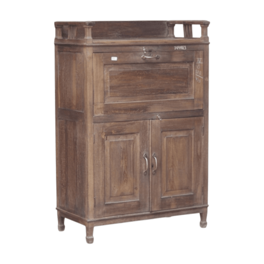Antique Drop Front Secretaire Desk From India