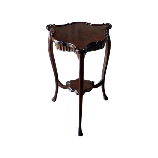 Antique Edwardian Mahogany Two Tier Occasional Table