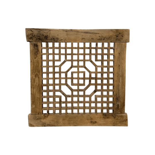 Antique Elm Window Screen