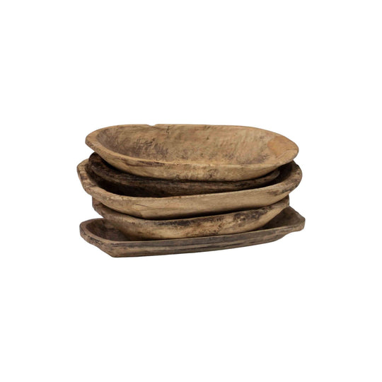 Antique Elm Wood Basin