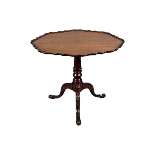 Antique English 18th century George III Mahogany Tea Table  / Occasional Table.