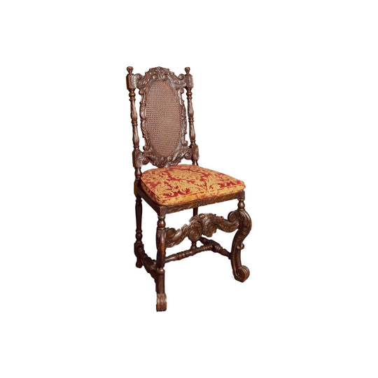 Antique English earlier 20th century  Charles II style Chair.