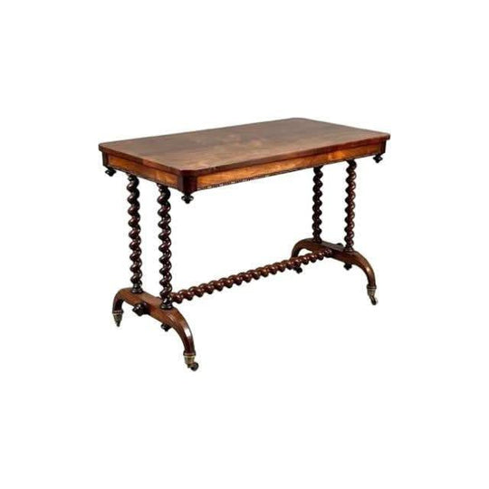 Antique English early Victorian Rosewood Side Table