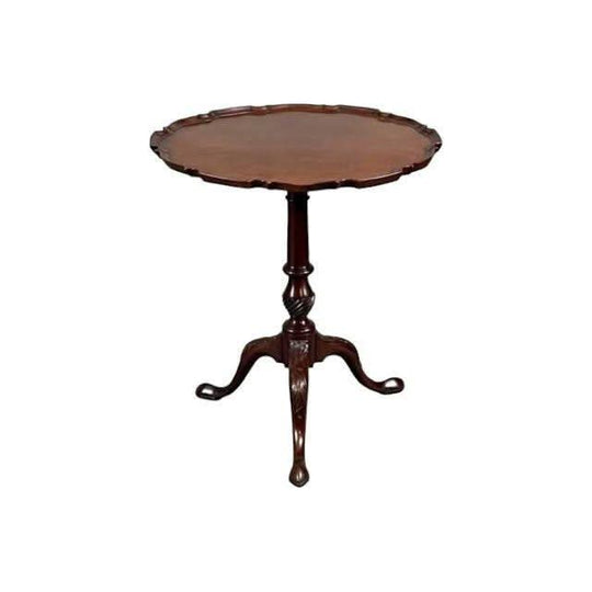 Antique English George III late 1700s Cuban Mahogany Occasional Table / Wine Table.