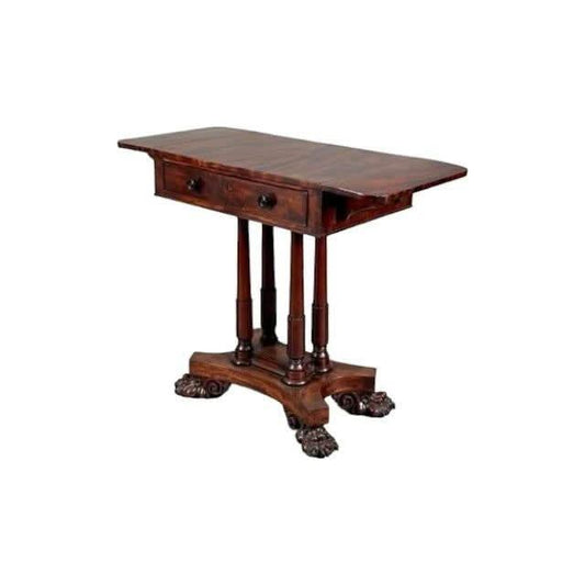 Antique English George IV period 1820 - 1830 Mahogany Sofa Table / Reading Lectern | Bazaa | Designer, Vintage and Antique Furniture