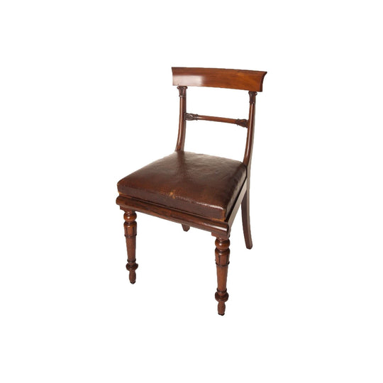 Antique English George IV Set of 6 Rosewood Dining Chairs