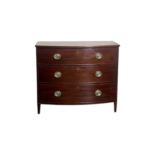 Antique English Georgian Mahogany Chest of Drawers