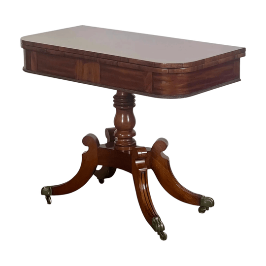 Antique English Georgian / Regency Mahogany Tea Table / Side Table.