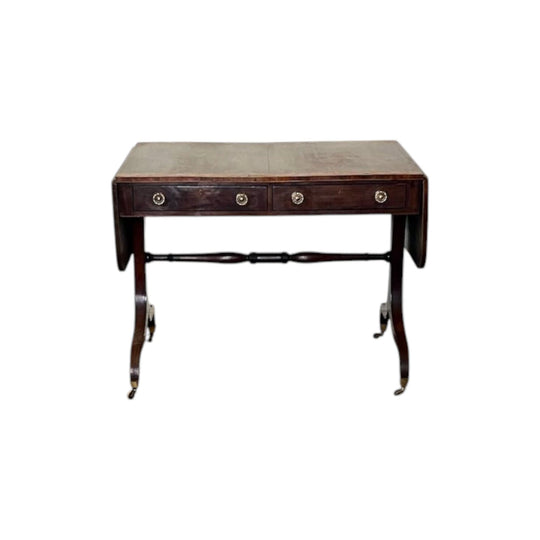 Antique English Georgian Regency period Mahogany Sofa Table
