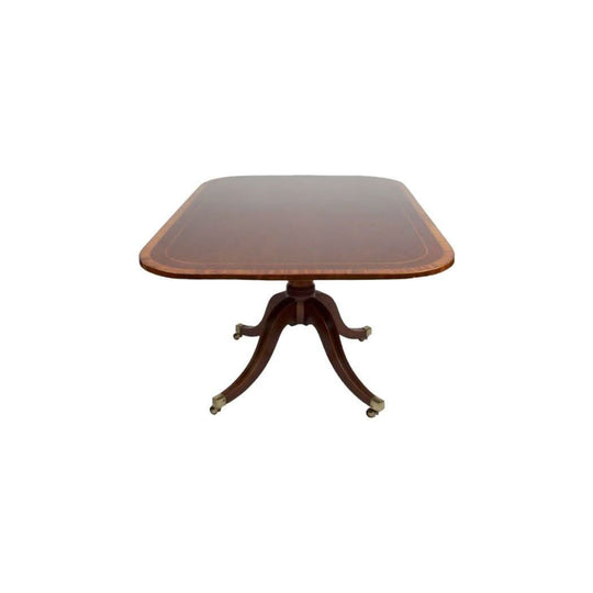 Antique English Georgian Tilt Top Mahogany Dining Table / Breakfast Table