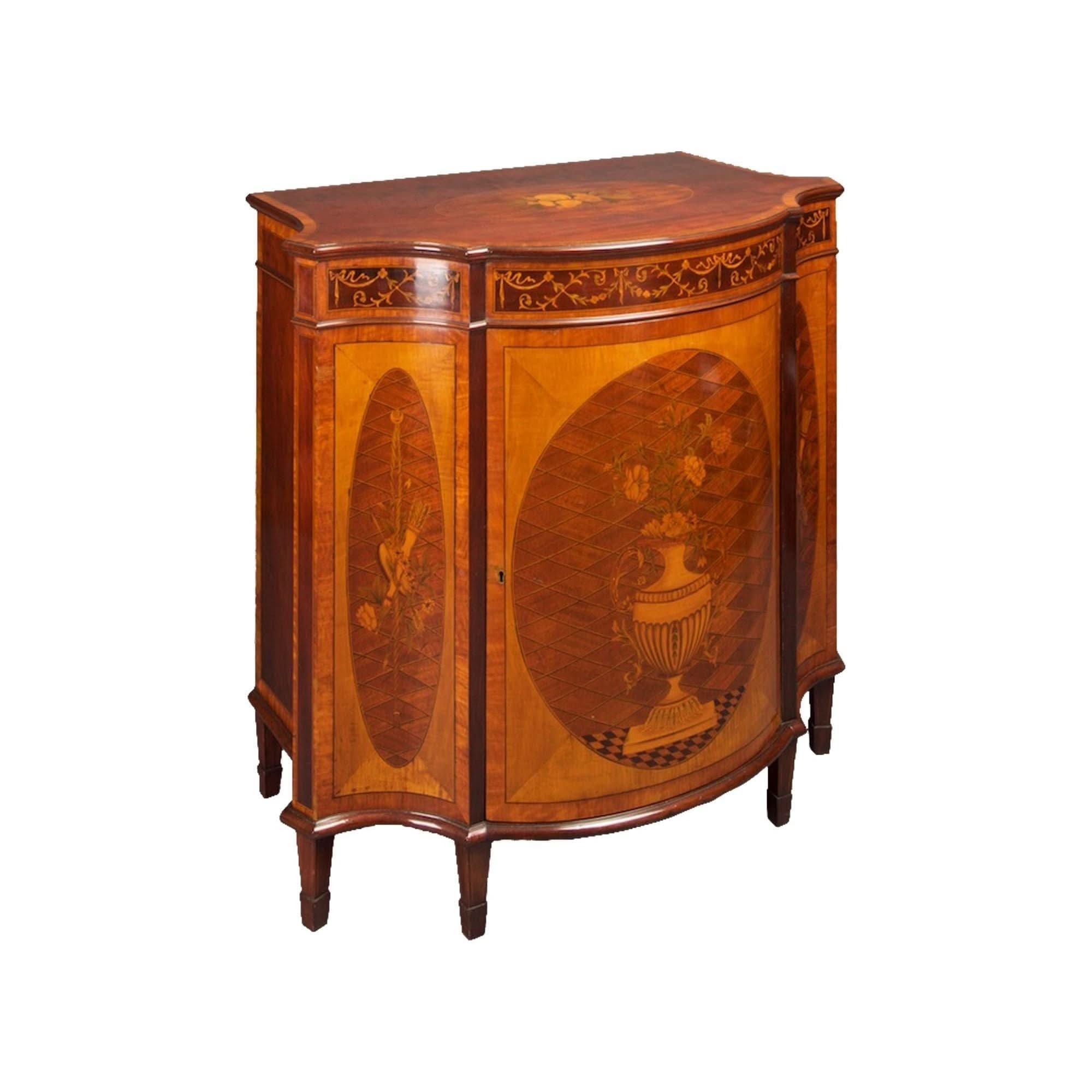 Antique English later Victorian Georgian revival Side Cabinet. | Bazaa | Designer, Vintage and Antique Furniture