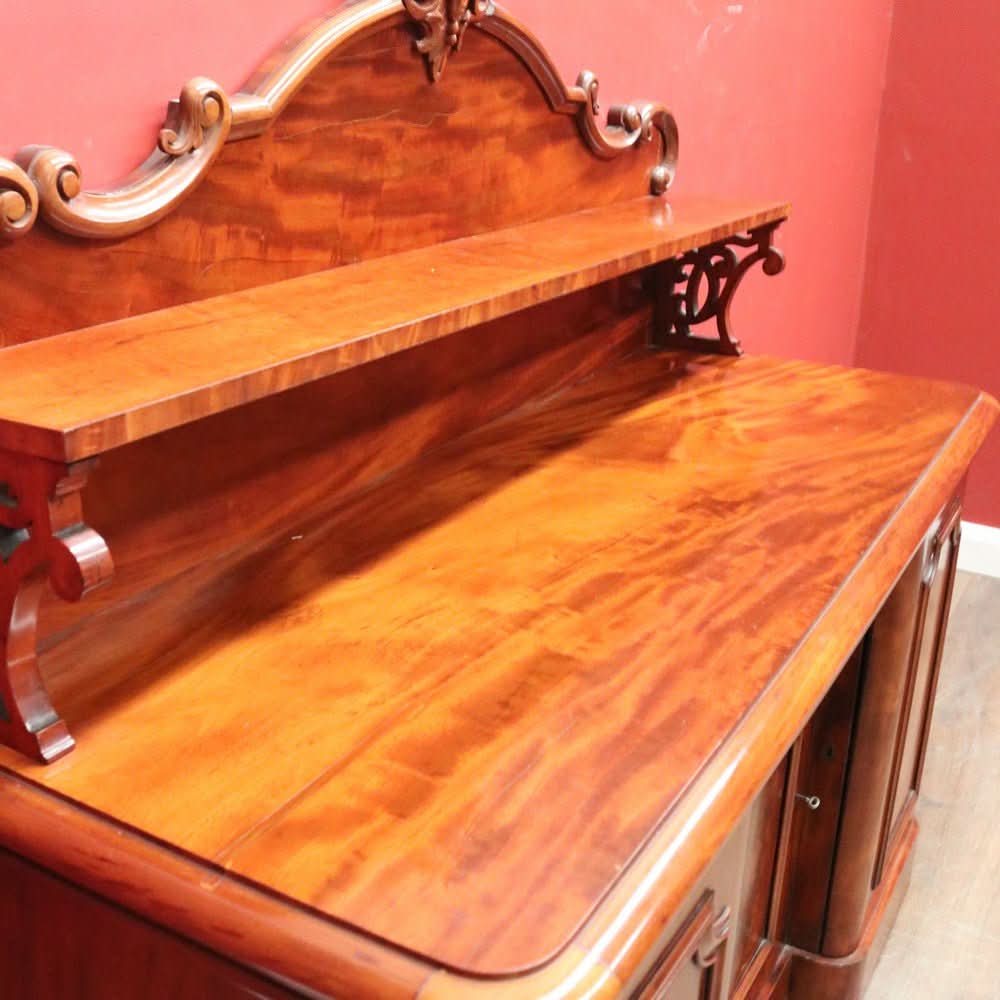 Antique English Mahogany Sideboard – Hall Cabinet or Dining Cupboard or Cabinet. B12556 | Bazaa | Designer, Vintage and Antique Furniture