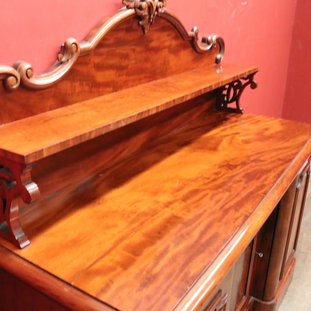 Antique English Mahogany Sideboard – Hall Cabinet or Dining Cupboard or Cabinet. B12556 | Bazaa | Designer, Vintage and Antique Furniture