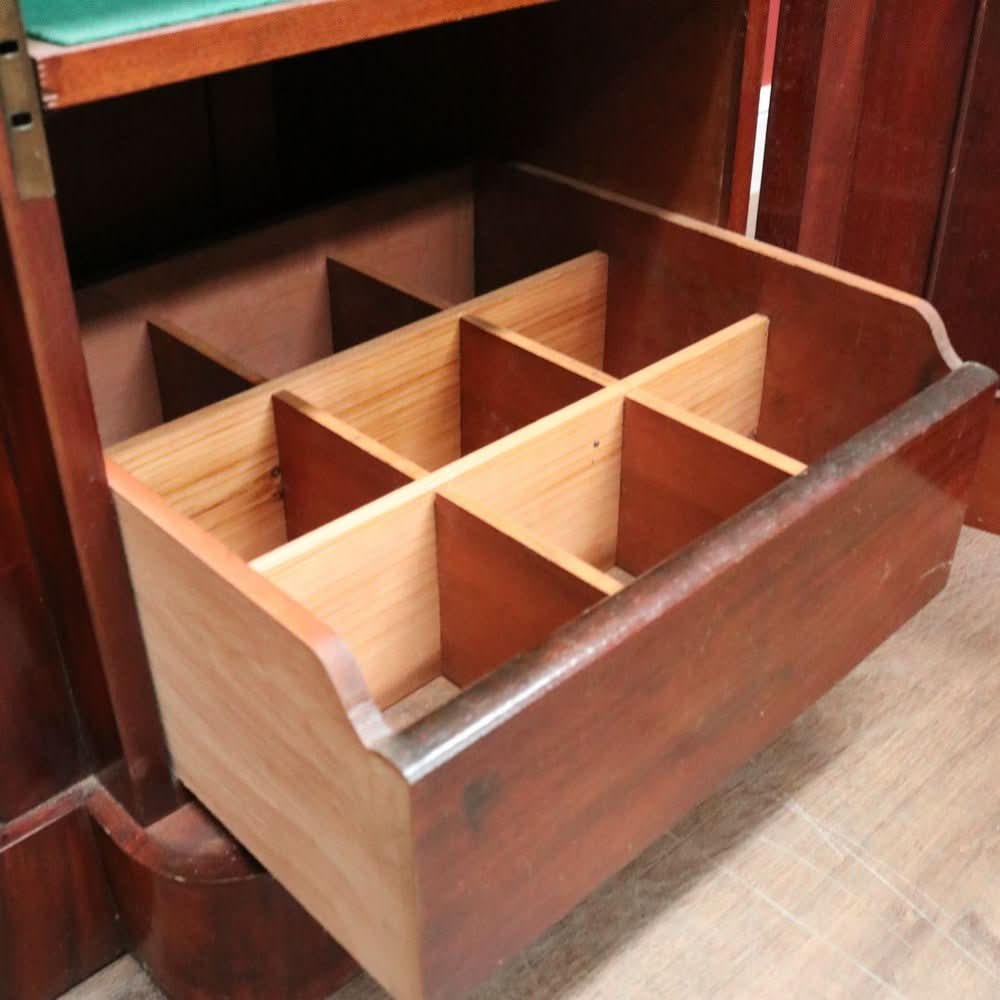 Antique English Mahogany Sideboard – Hall Cabinet or Dining Cupboard or Cabinet. B12556 | Bazaa | Designer, Vintage and Antique Furniture