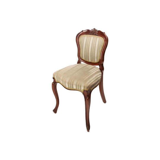 Antique English mid Victorian Set of 8 Mahogany Dining Chairs