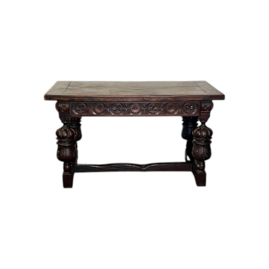 Antique English Oak Refectory Table / Dining Table