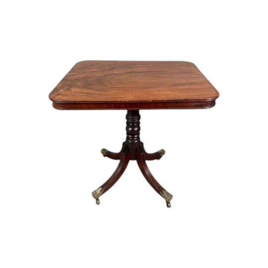 Antique English Regency / Georgian circa 1820 Mahogany tilt top Occasional Table.