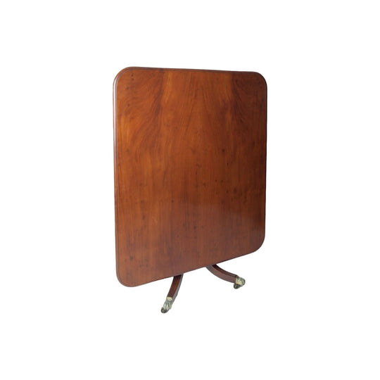 Antique English Regency Mahogany Breakfast Table / Dining Table / Supper Table